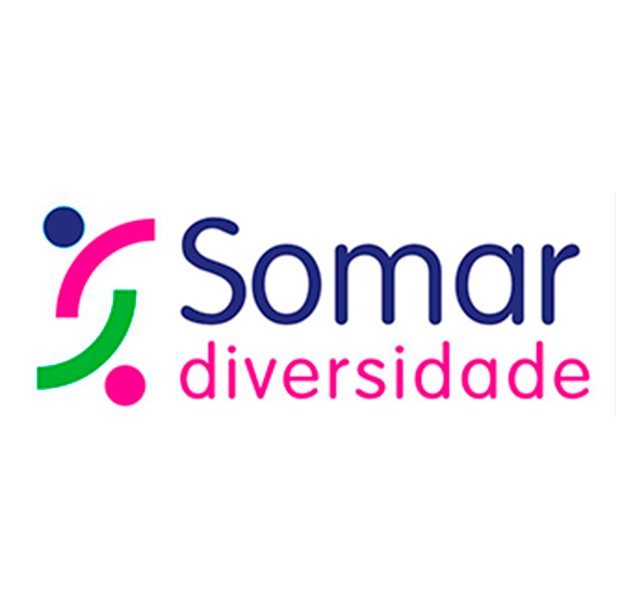 logotipo da Somar em azul escuro e rosa